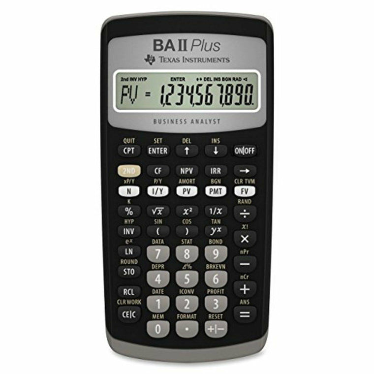 Texas Instruments Ba II Plus Financial Calculator