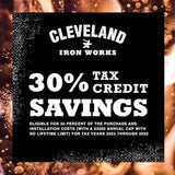 Corn, Pellet + Multi-Fuel Heaters Cleveland Iron Works Pellet Stove with Smart Home Technology, 26,865 BTU, EPA Certified